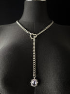 LoveChains™ - Gemstone Charm Slip Chain Choker