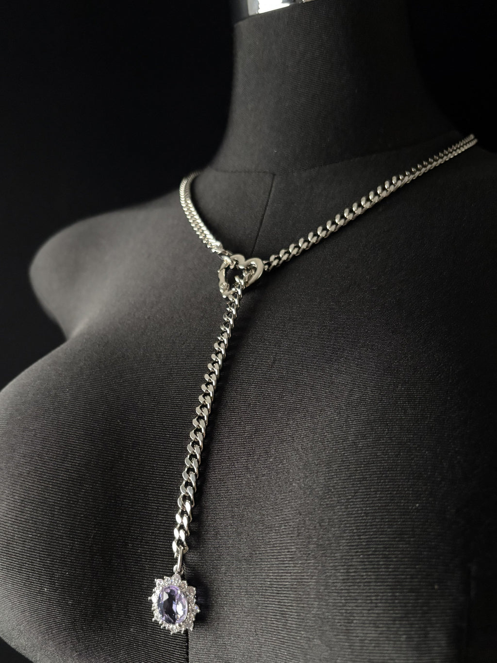 LoveChains™ - Gemstone Charm Slip Chain Choker