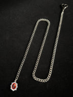 LoveChains™ - Gemstone Charm Slip Chain Choker
