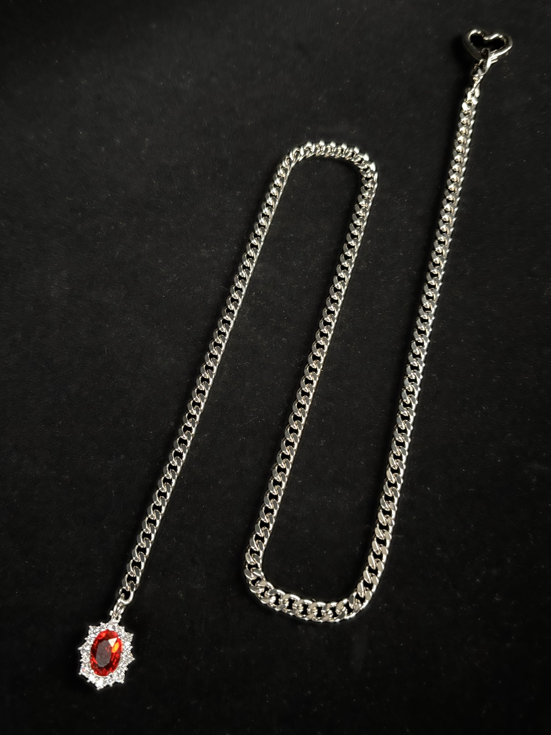 LoveChains™ - Gemstone Charm Slip Chain Choker