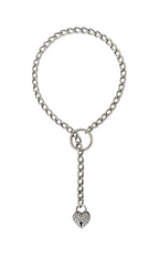 LoveChains™ - Crystal Lock & Key Slip Chain