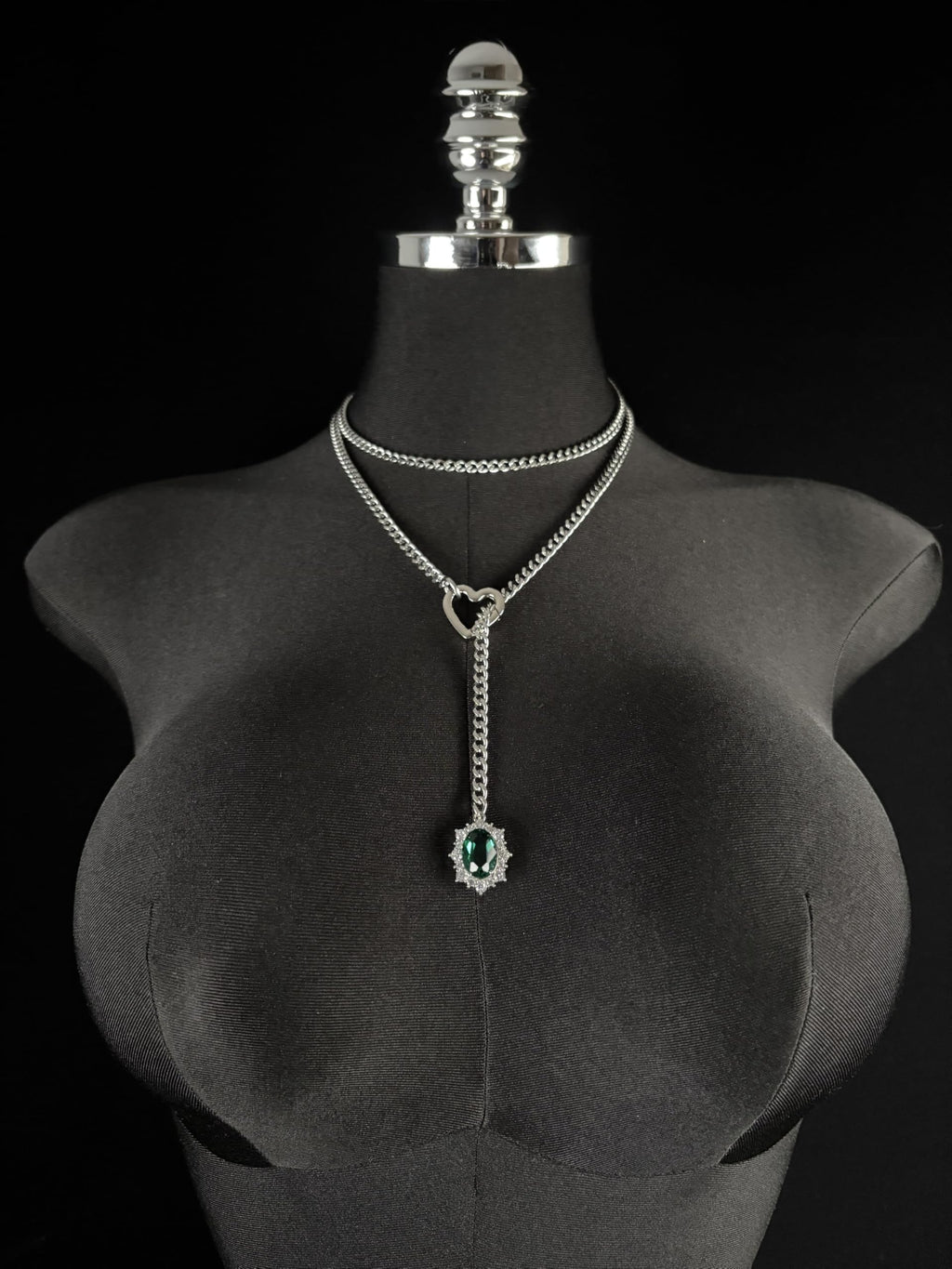 LoveChains™ - Gemstone Charm Loop Choker