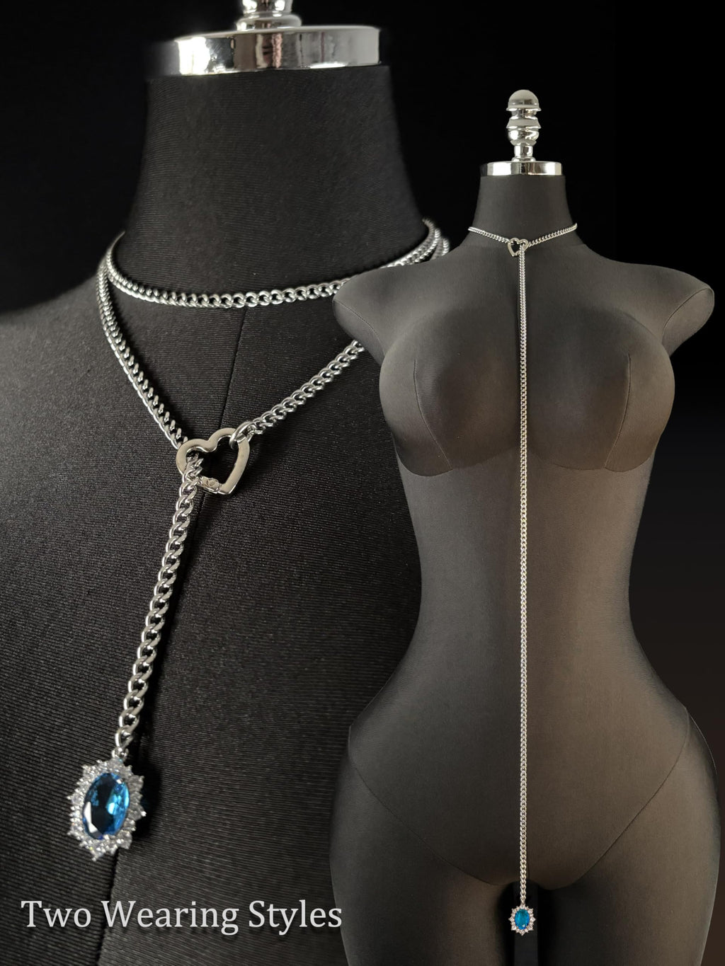 LoveChains™ - Gemstone Charm Loop Choker