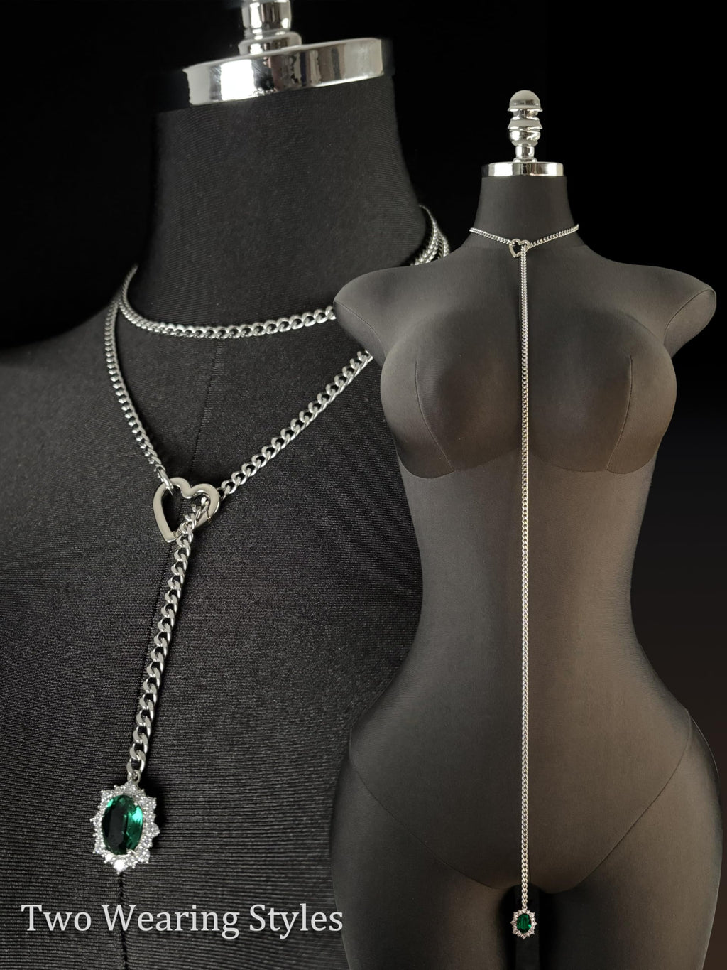 LoveChains™ - Gemstone Charm Loop Choker