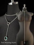 LoveChains™ - Gemstone Charm Loop Choker