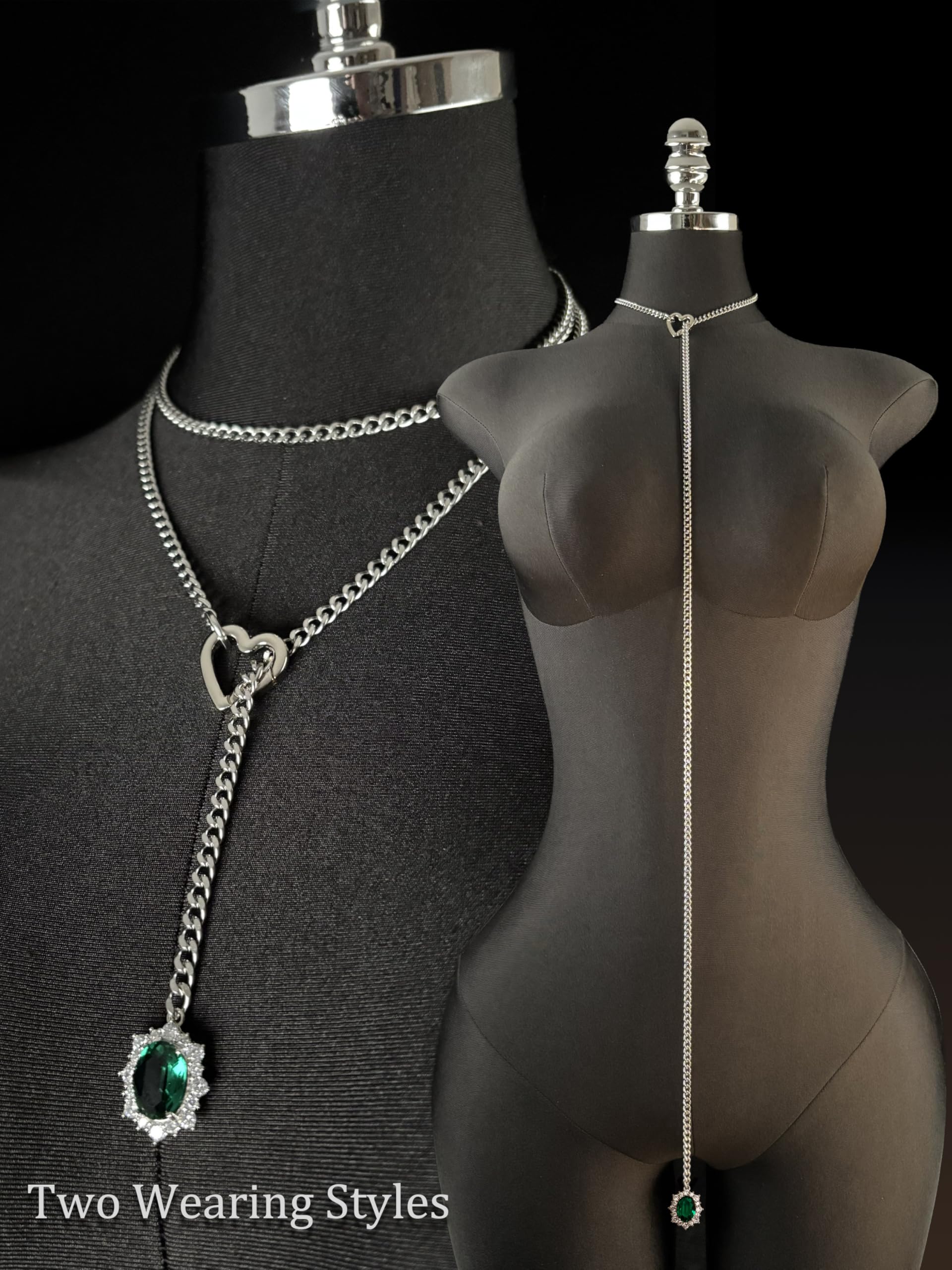LoveChains™ - Gemstone Charm Loop Choker